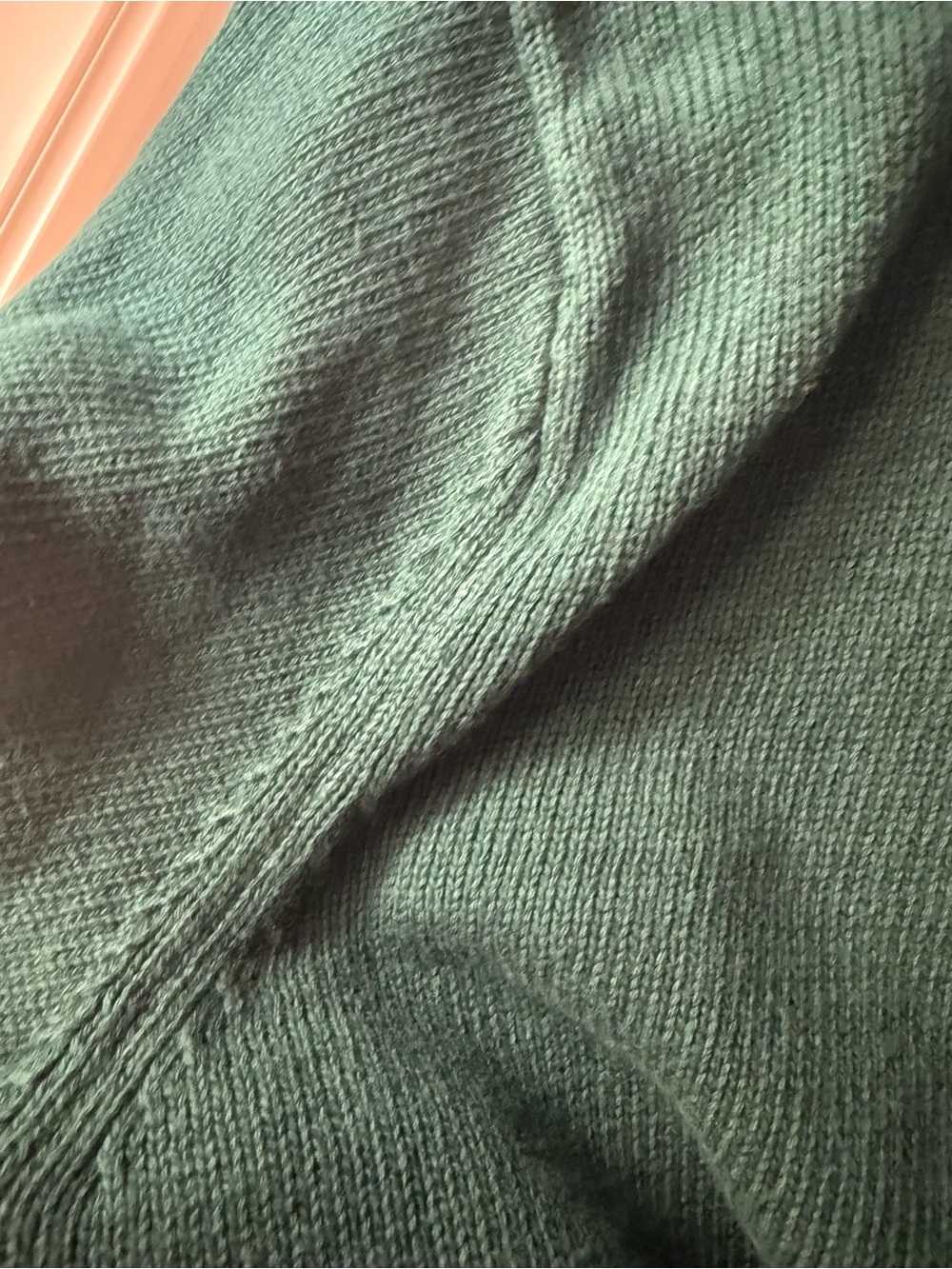 Tommy Hilfiger Men’s Forest Green Zip-Neck Sweater - Picture 6 of 6